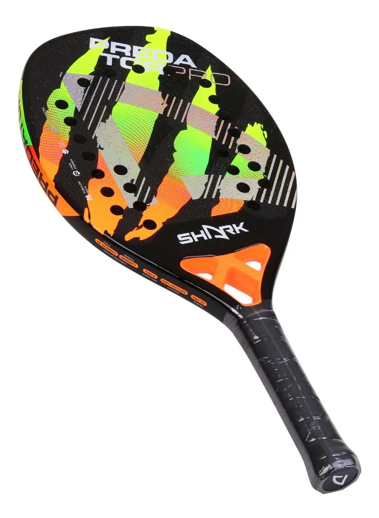 Raquete Shark Predator 2025 de beach tennis